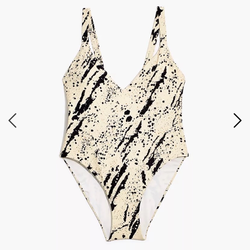 Second Wave Maillot 1-Piece suit in Speckled Tiger